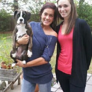 Blue off the shoulder sweater